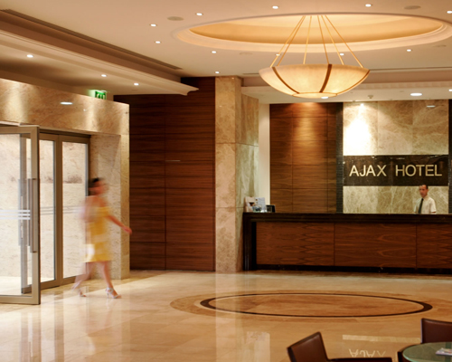 hotel reception. Ajax Hotel Reception